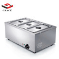 Durable Restaurant Equipment Electric 3 Container Buffet Food Warmer Bain Marie